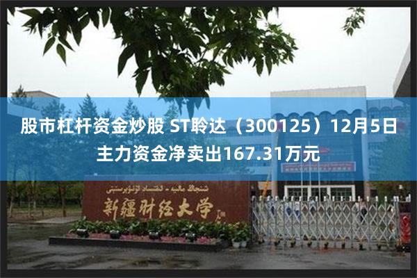 股市杠杆资金炒股 ST聆达（300125）12月5日主力资金净卖出167.31万元