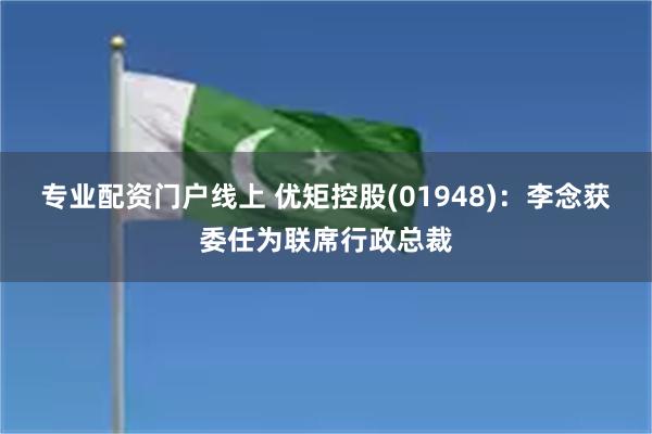专业配资门户线上 优矩控股(01948)：李念获委任为联席行政总裁