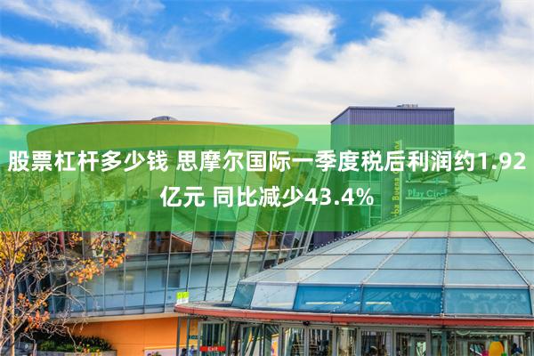 股票杠杆多少钱 思摩尔国际一季度税后利润约1.92亿元 同比减少43.4%
