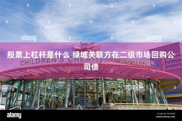 股票上杠杆是什么 绿城关联方在二级市场回购公司债