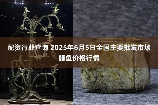 配资行业查询 2025年6月5日全国主要批发市场鳝鱼价格行情
